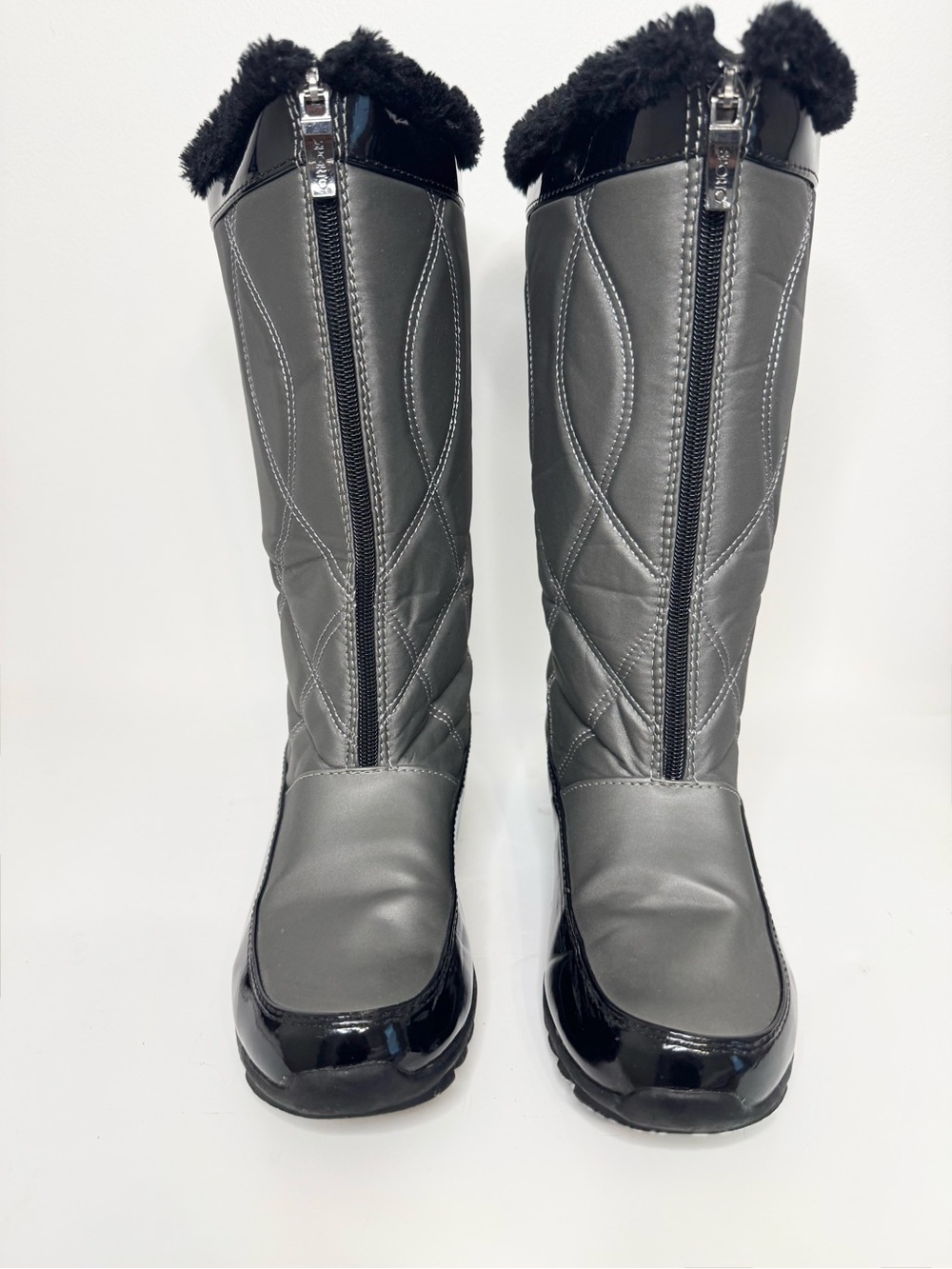 Sporto Ellen Women’s Graphite Grey Quilted Waterproof Boots